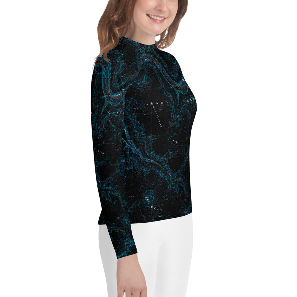 Grand Canyon Midnight Youth Rash Guard