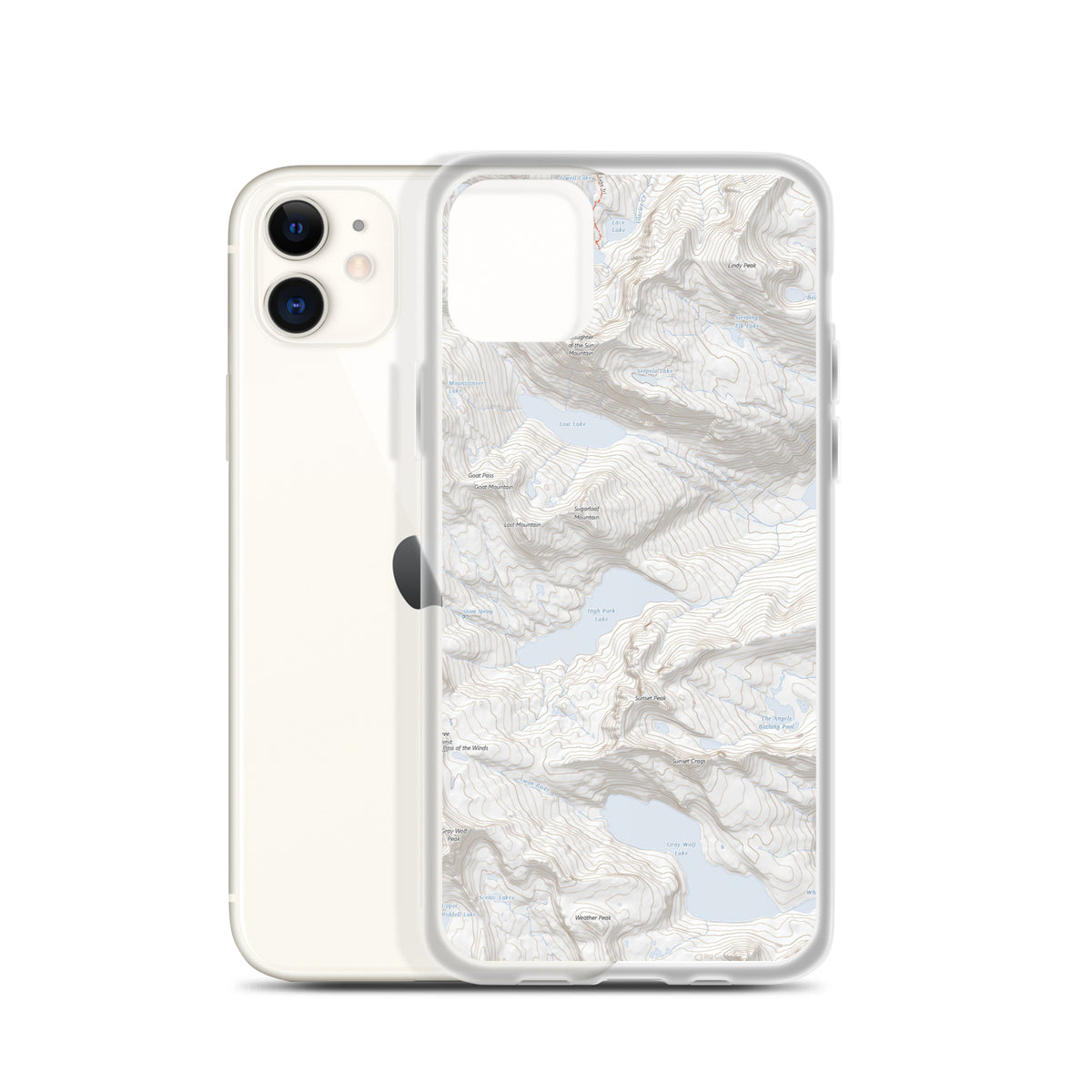 Gray Wolf iPhone Case