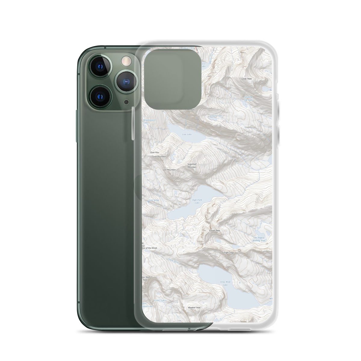 Gray Wolf iPhone Case