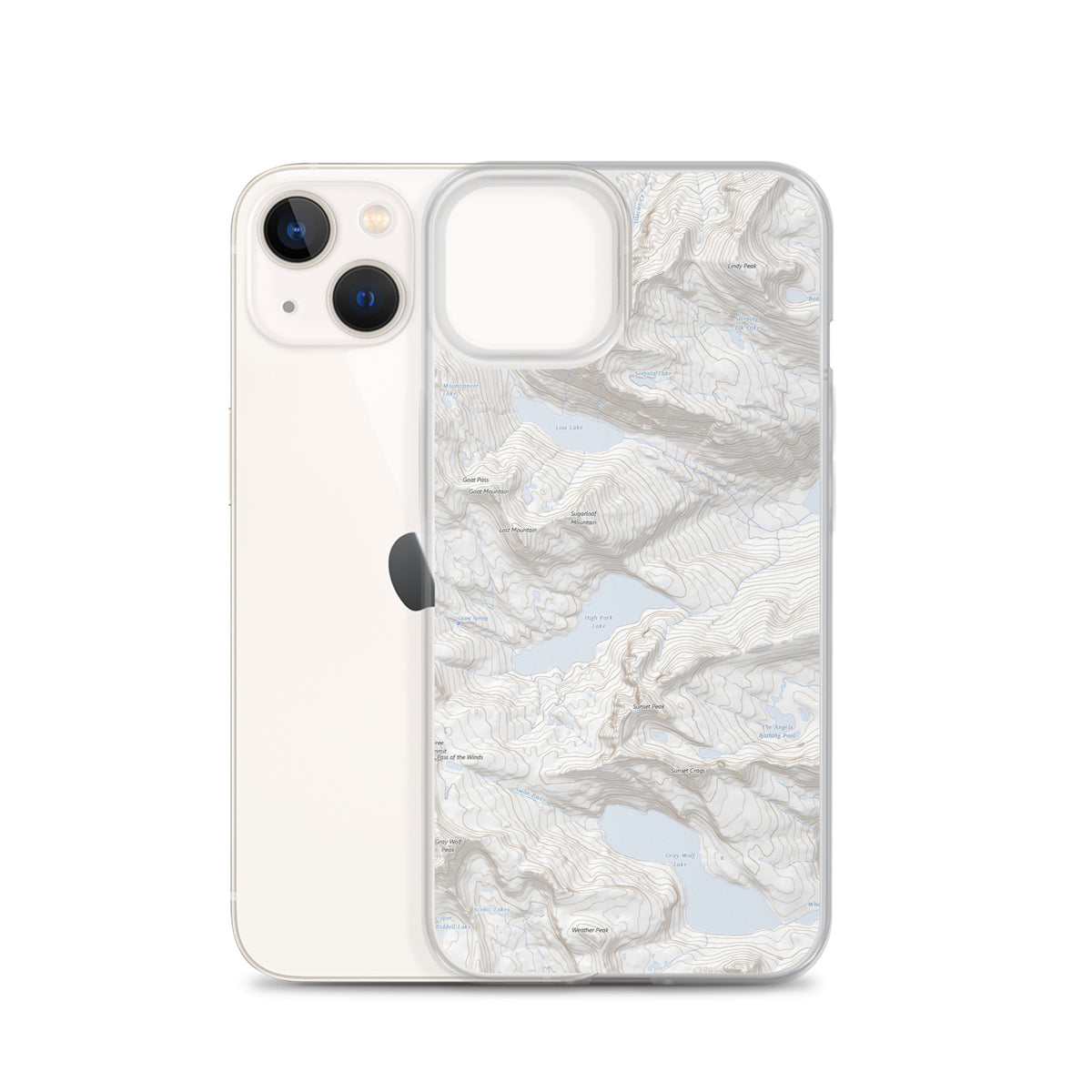 Gray Wolf iPhone Case
