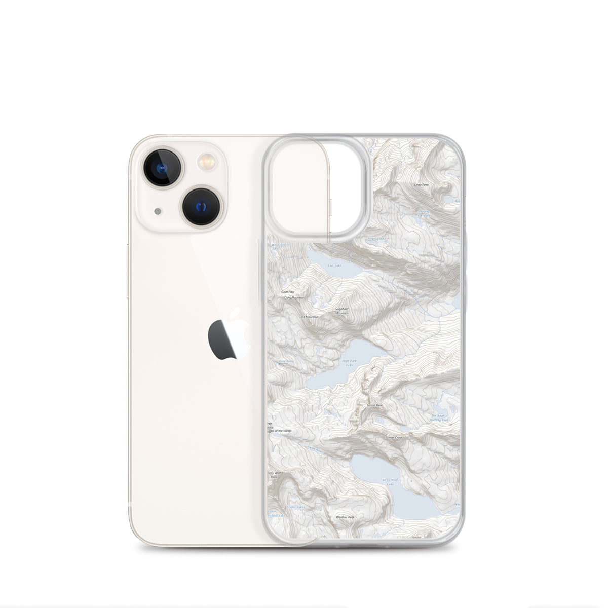 Gray Wolf iPhone Case