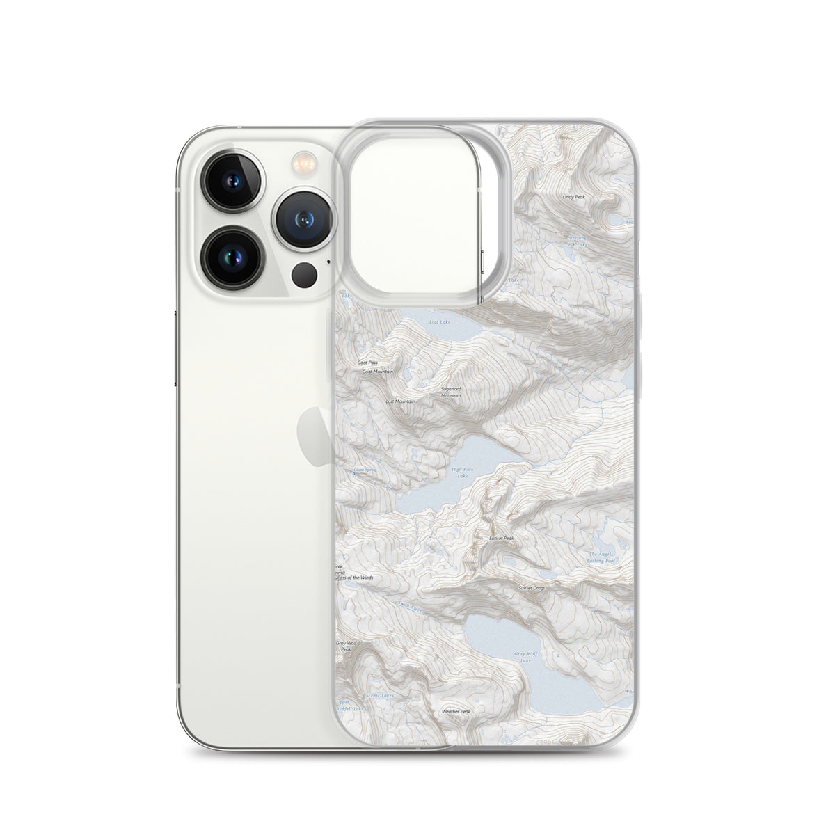 Gray Wolf iPhone Case