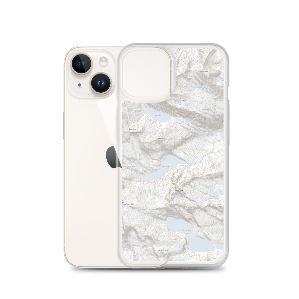 Gray Wolf iPhone Case