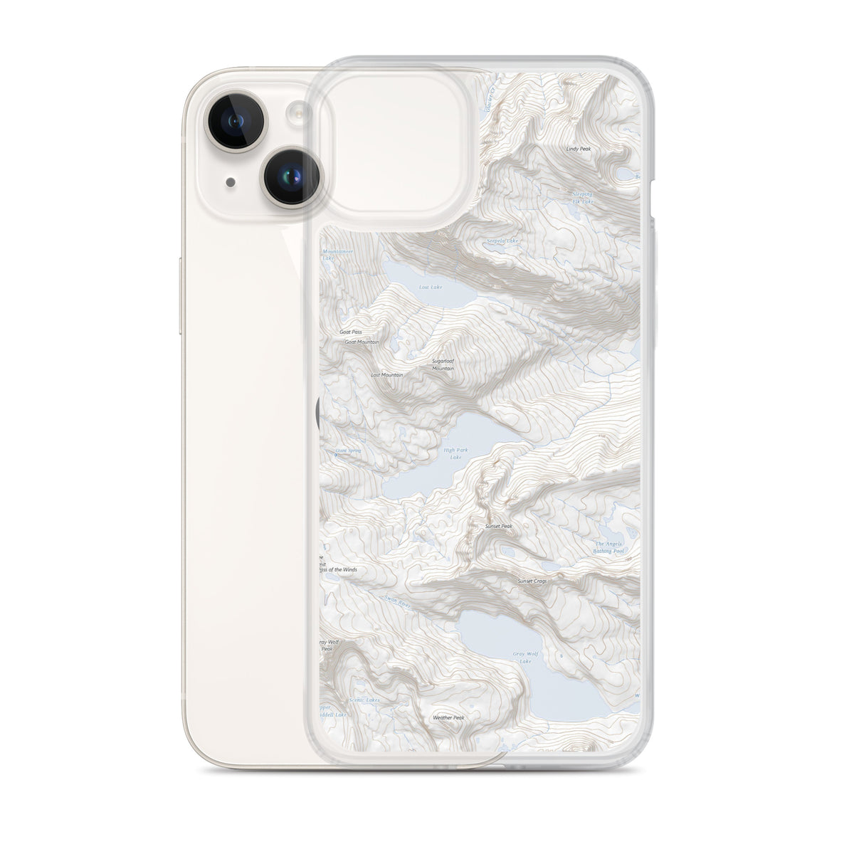Gray Wolf iPhone Case