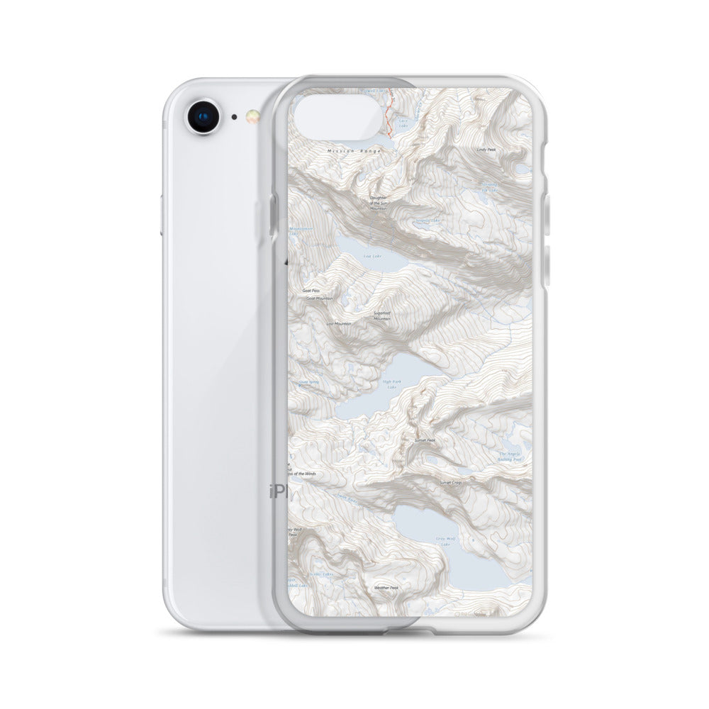 Gray Wolf iPhone Case