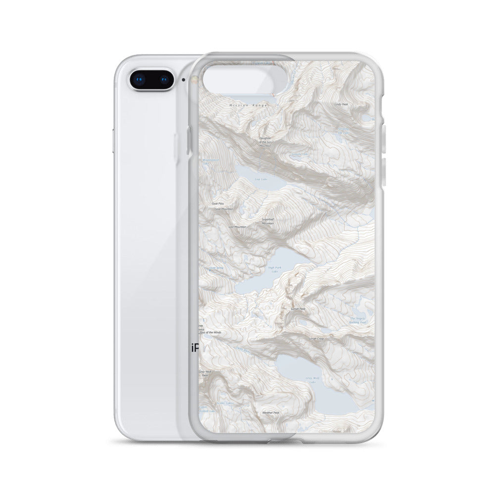 Gray Wolf iPhone Case