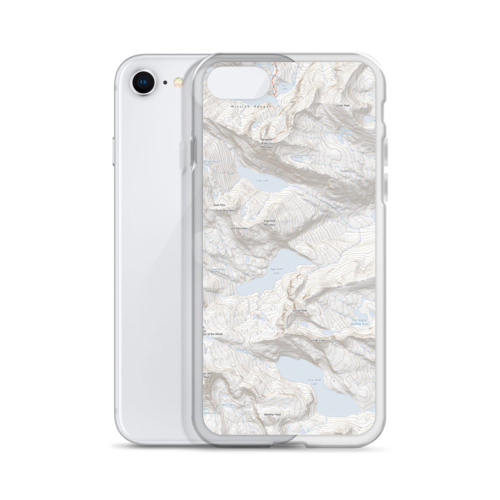 Gray Wolf iPhone Case