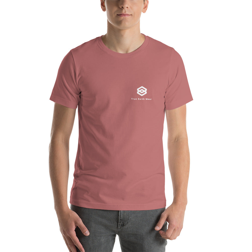 True Earth Logo Pastel Short-Sleeve Unisex T-Shirt